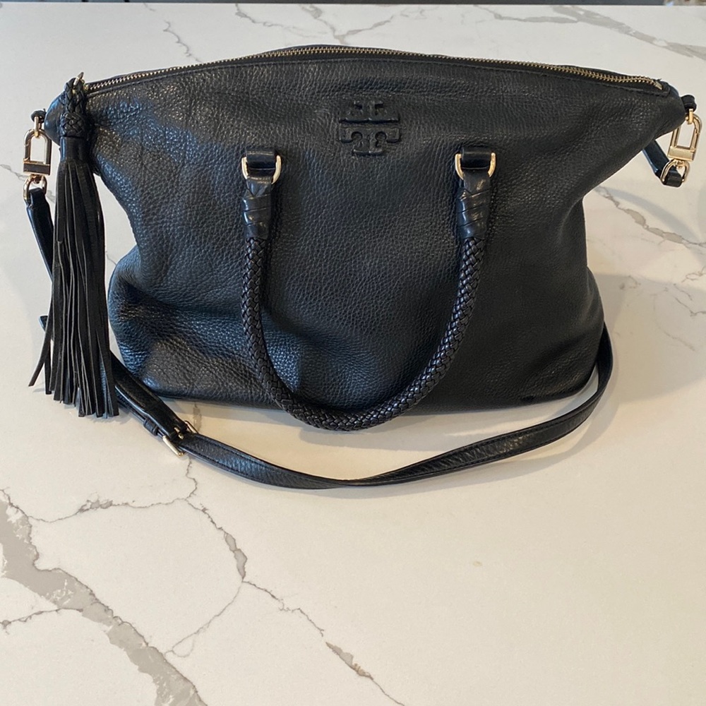 Tory Burch Black Handbag with Crossbody Strap